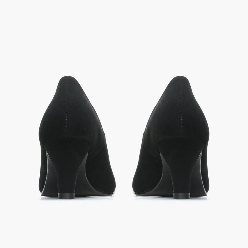 116 AIDA/BLACK/5/NODIM PARISIAN BASIC AIDA HEELED PUMPS