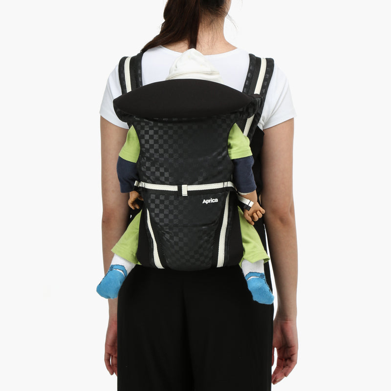 Aprica Pitta-Lattice Baby Carrier (Black)