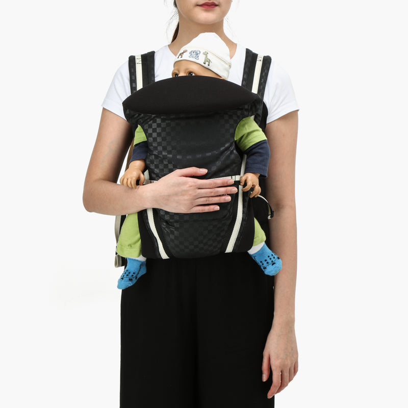 Aprica Pitta-Lattice Baby Carrier (Black)