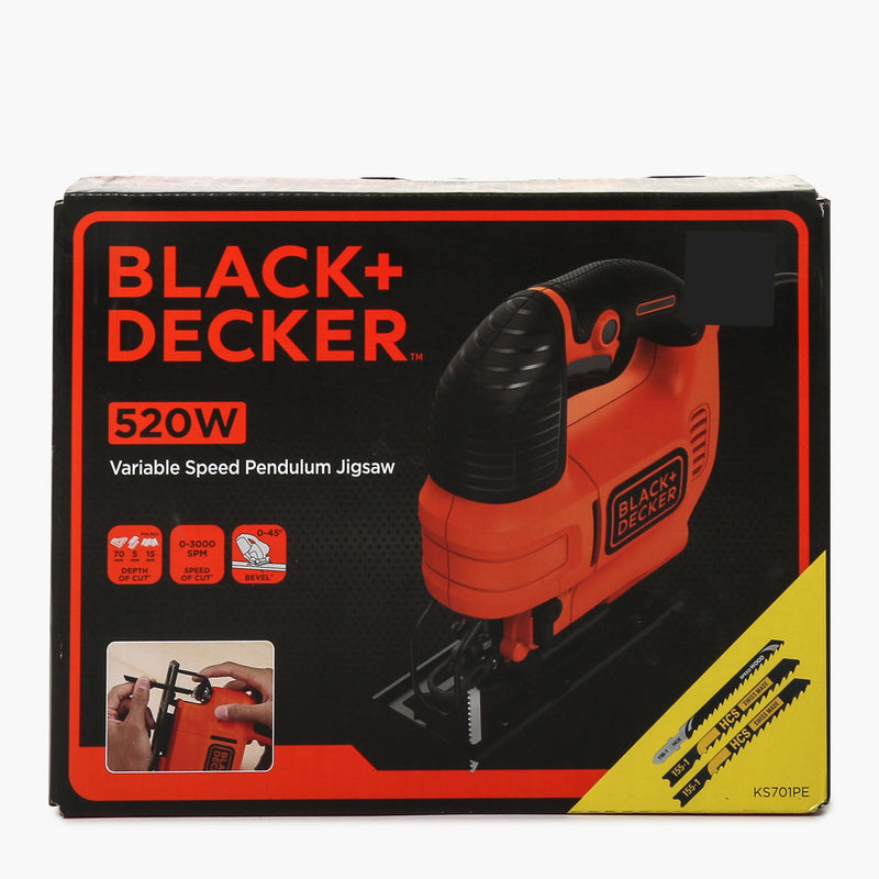 Black & Decker Variable Speed Pendulum Jigsaw KS-701PE