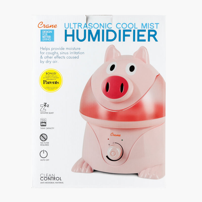 Crane Pig Adorable Ultrasonic Cool Mist Humidifier