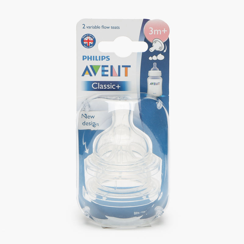 Philips Avent Classic with Variable Flow Teats Set of 2