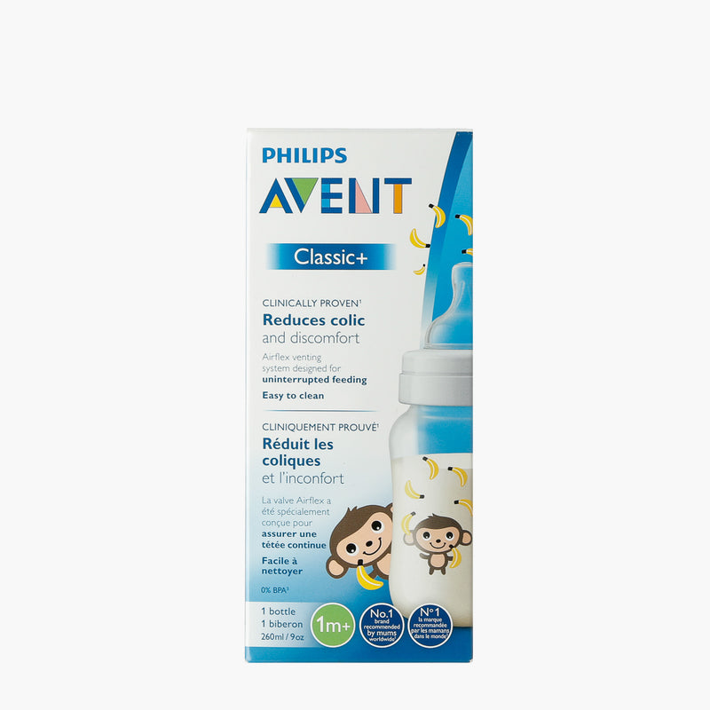 Avent Monkey Classic+ Feeding Bottle 260ml