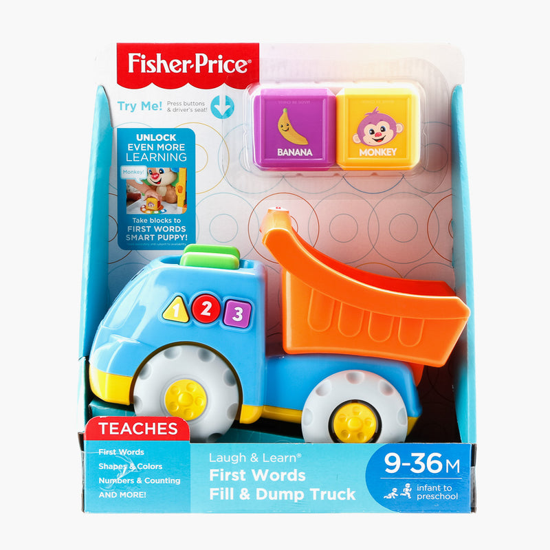 Fisher-Price First Words Fill and Dump Truck