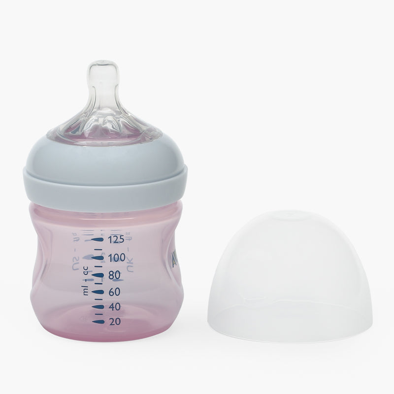 Philips Avent Natural Feeding Bottle 125 ml (Pink)