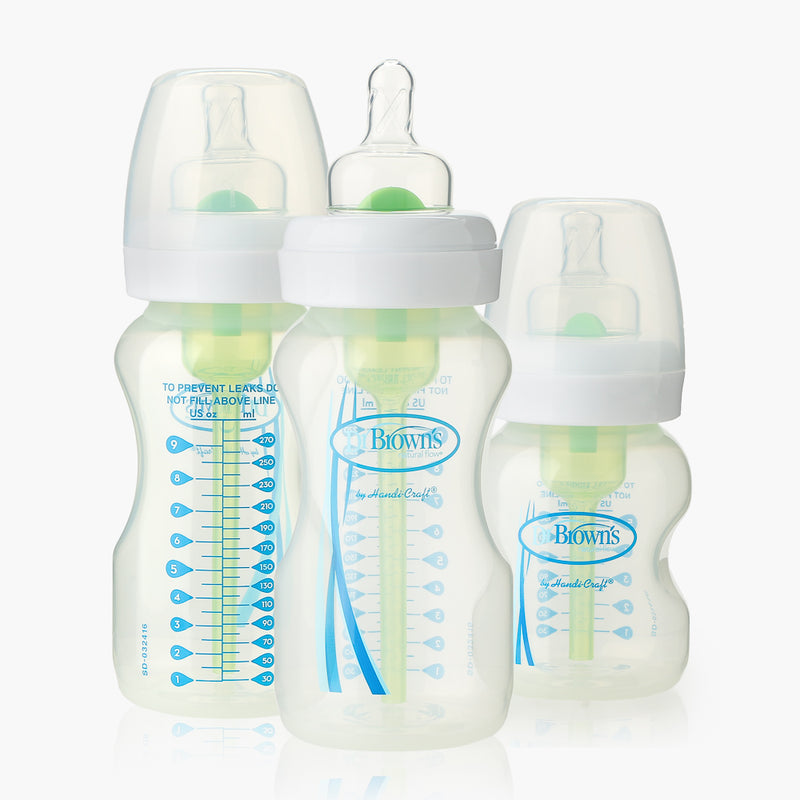 Dr. Brown_s Options Wide-Neck Baby Bottle Starter Kit