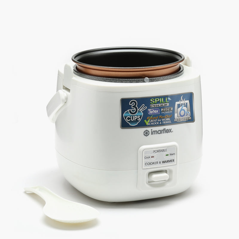 Imarflex IRJ-60T Portable Rice Cooker (White)