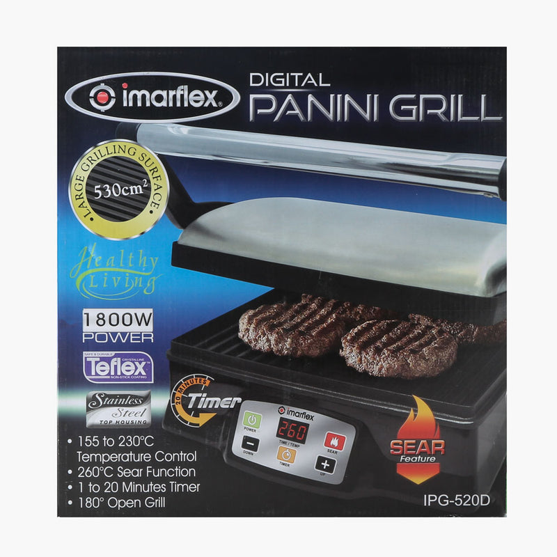 Imarflex Digital Panini Grill IPG-520D