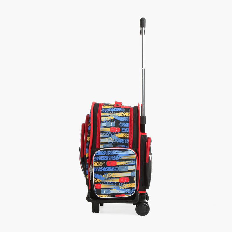 Disney Cars Boys Trolley Bag Set (Multicolored)