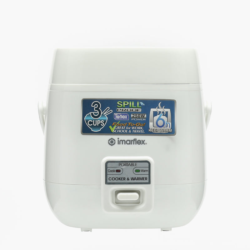 Imarflex IRJ-60T Portable Rice Cooker (White)