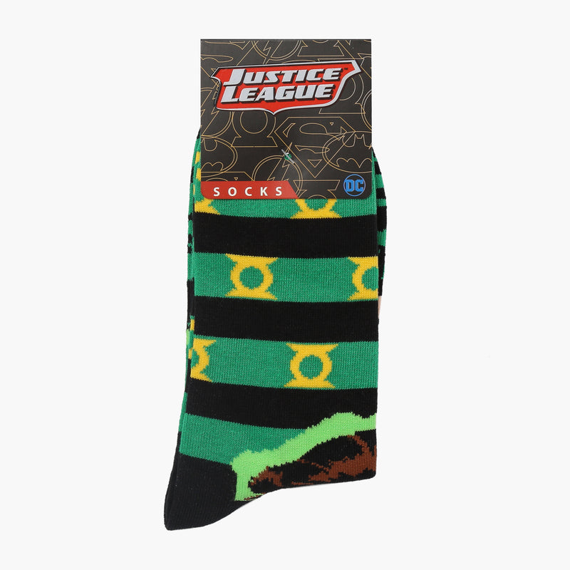 DC Comics Justice League Green Lantern Crew Socks (Green)