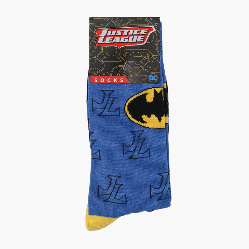 DC Comics Justice League Batman Crew Socks (Blue)