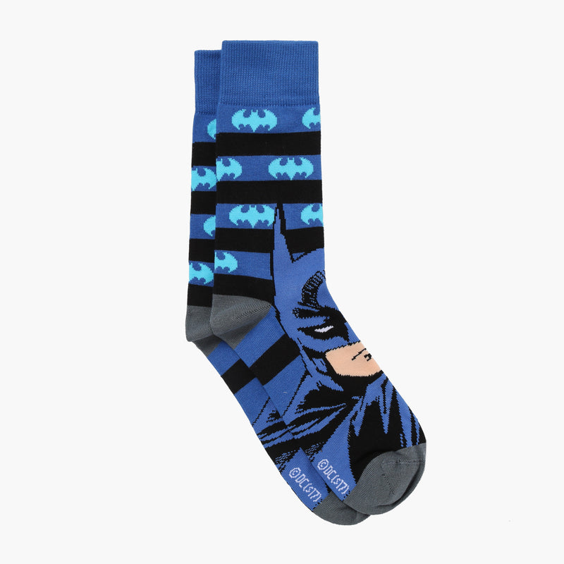 DC Comics Justice League Batman Crew Socks (Blue)