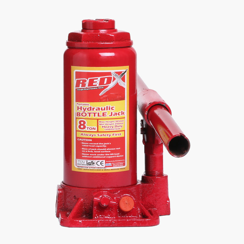 Red-X Portable Hydraulic Bottle Jack 8-Ton