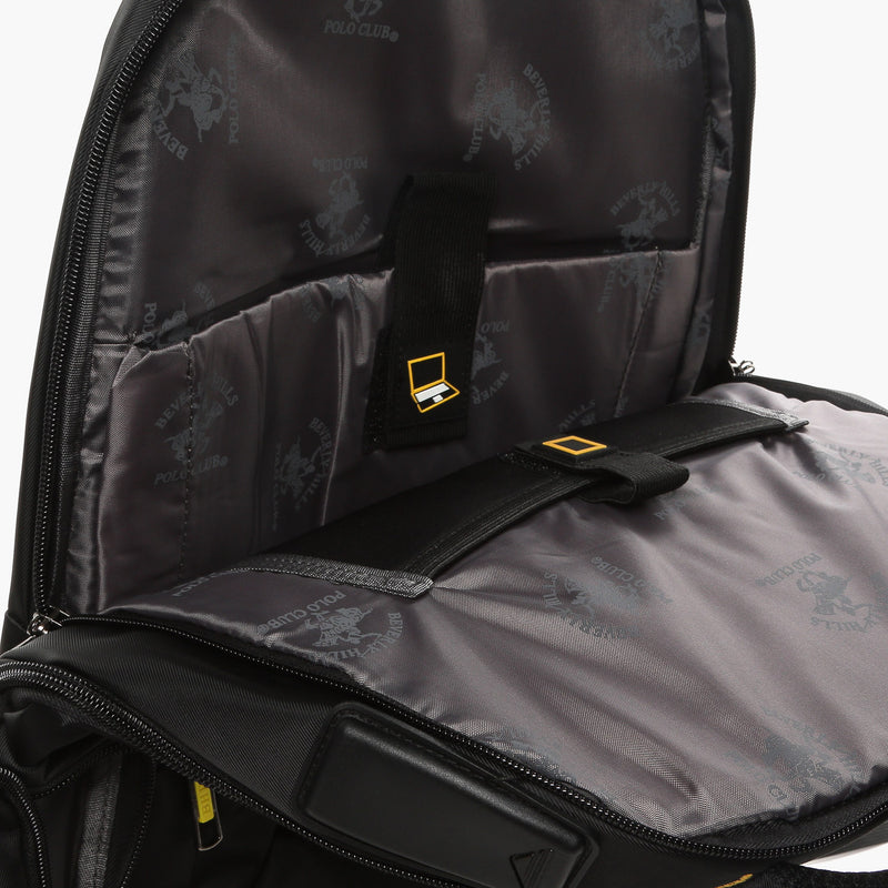 Beverly Hills Polo Club Mens 072 Backpack (Black)