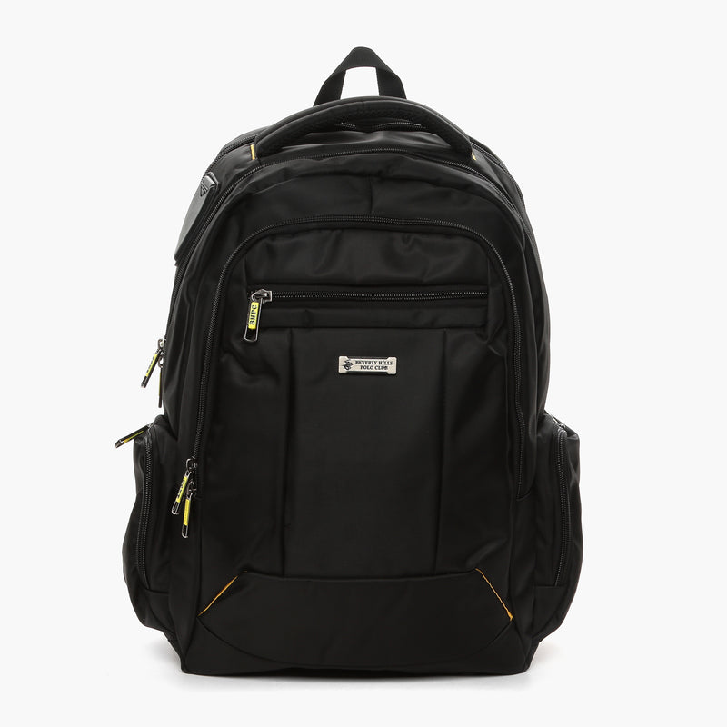 Beverly Hills Polo Club Mens 072 Backpack (Black)