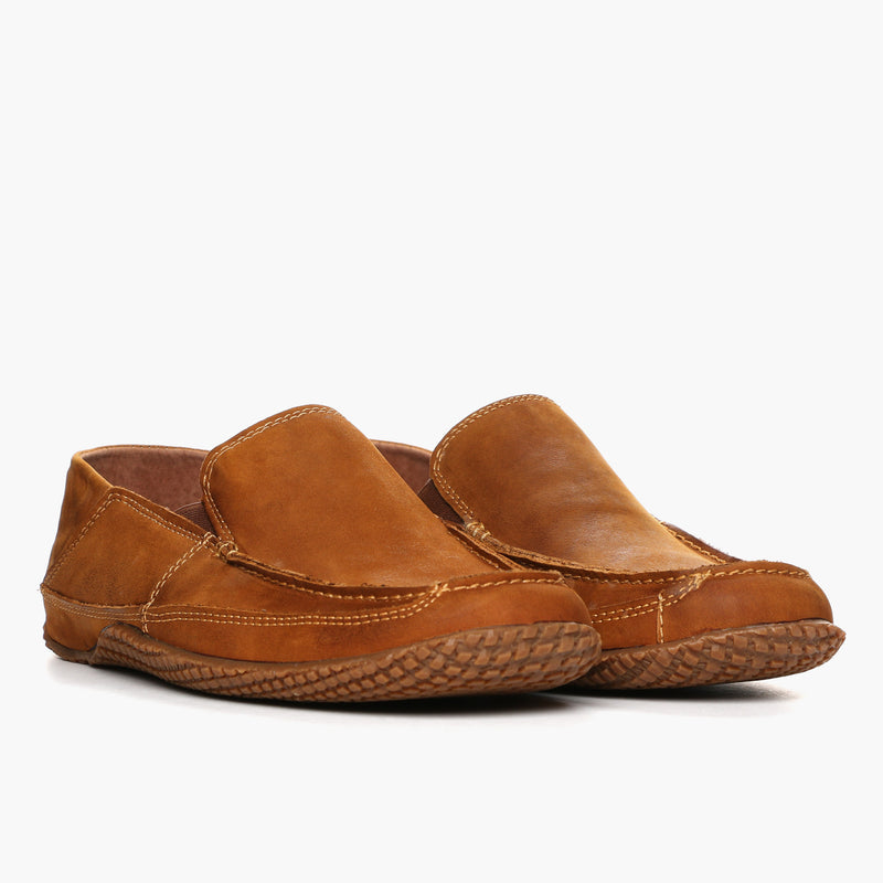 HUSH PUPPIES CURLING SLIP ON TAN 70 EVS Z11743 02 HUSH PUPPIES CURLING SLIP ON