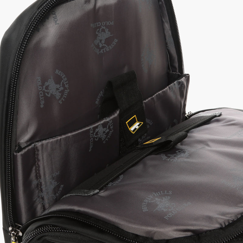 Beverly Hills Polo Club Mens 071 Backpack (Black)