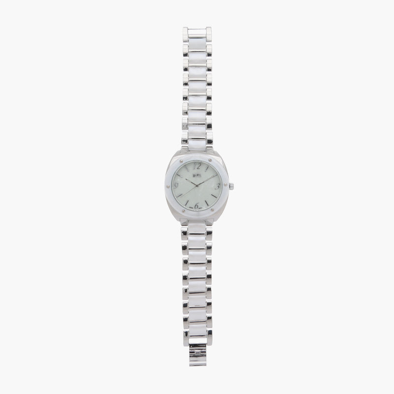 Pacific Blue PS-2114 Ceramic Watch (White)