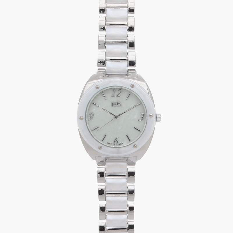 Pacific Blue PS-2114 Ceramic Watch (White)