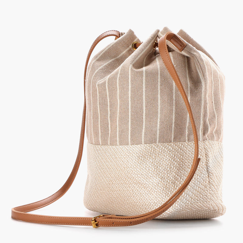 SLINGBUCKE/NATUR/NOSIZ/NODIM TROPIKO BY KULTURA SLING BUCKET BAG (NATURAL)