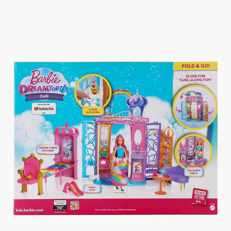 Barbie Dreamtopia 12in. Barbie Rainbow Cove Castle Playset