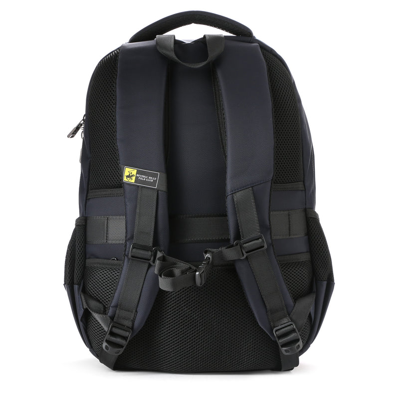 Beverly Hills Polo Club Mens 080 Backpack (Navy blue and Yellow)