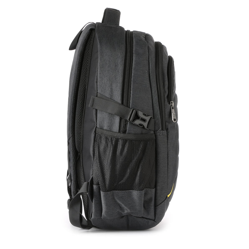 Beverly Hills Polo Club Mens 081 Backpack (Black and Yellow)