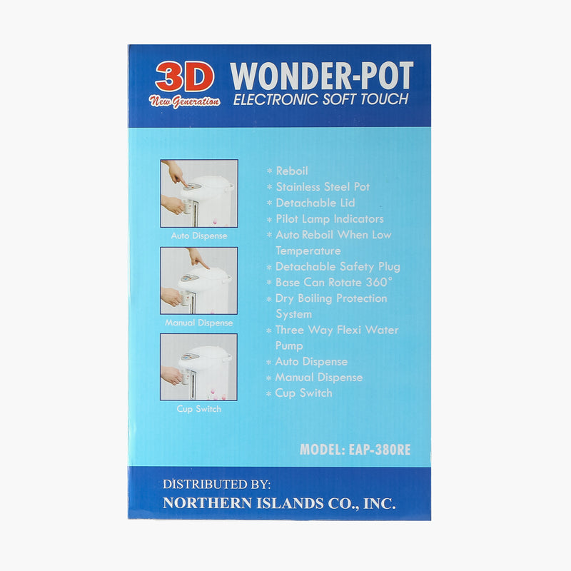 3D 3.8L Wonder-Pot