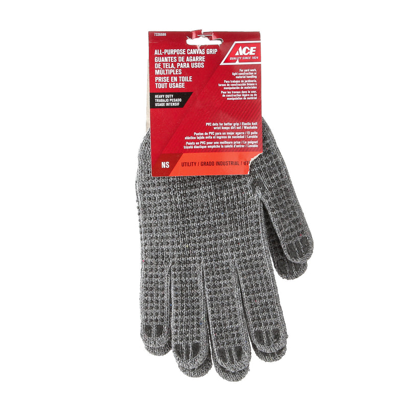 Ace Hardware All-Purpose Canvas Grip Utility Gloves