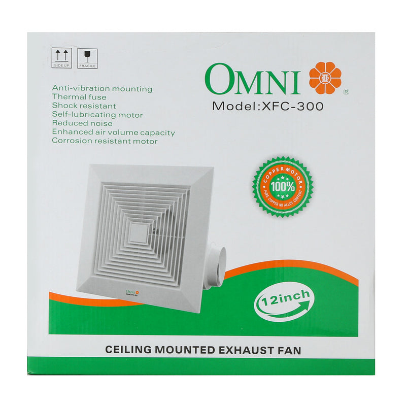 Omni Ceiling Mounted Exhaust Fan 12in. XFC-300