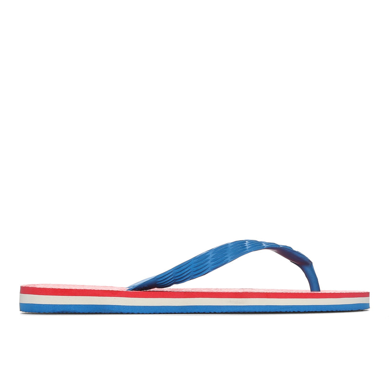 6699 MULTI COLORED RED 4-5 BEACHWALK MULTI FLIP-FLOPS