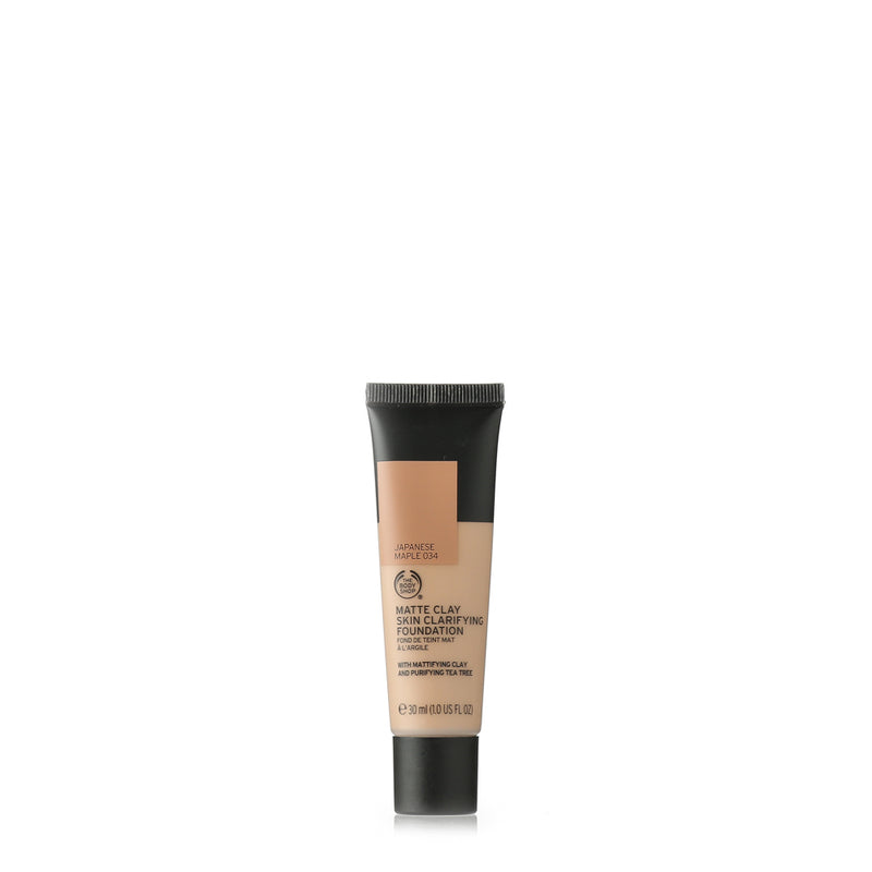 The Body Shop Japanese Maple Matte Clay Skin Clarifying Foundation 30ml