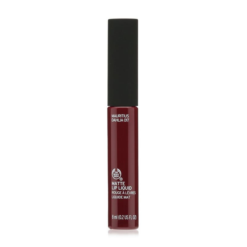 The Body Shop Matte Lip Liquid Mauritius Dahlia 017 8 mL