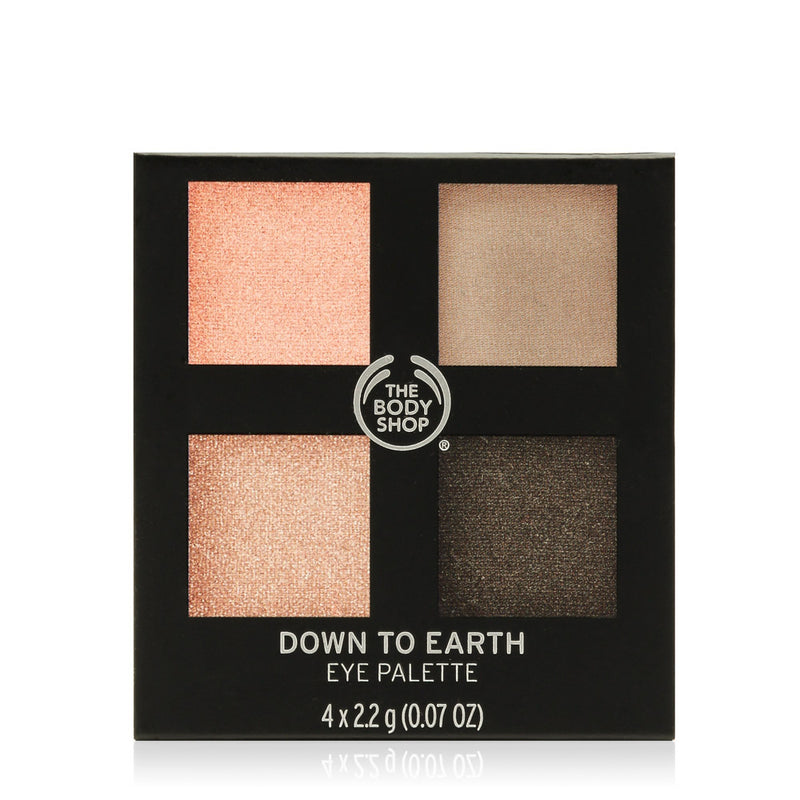 The Body Shop Down to Earth Quad Eye Shadow Brown 02 8.8g