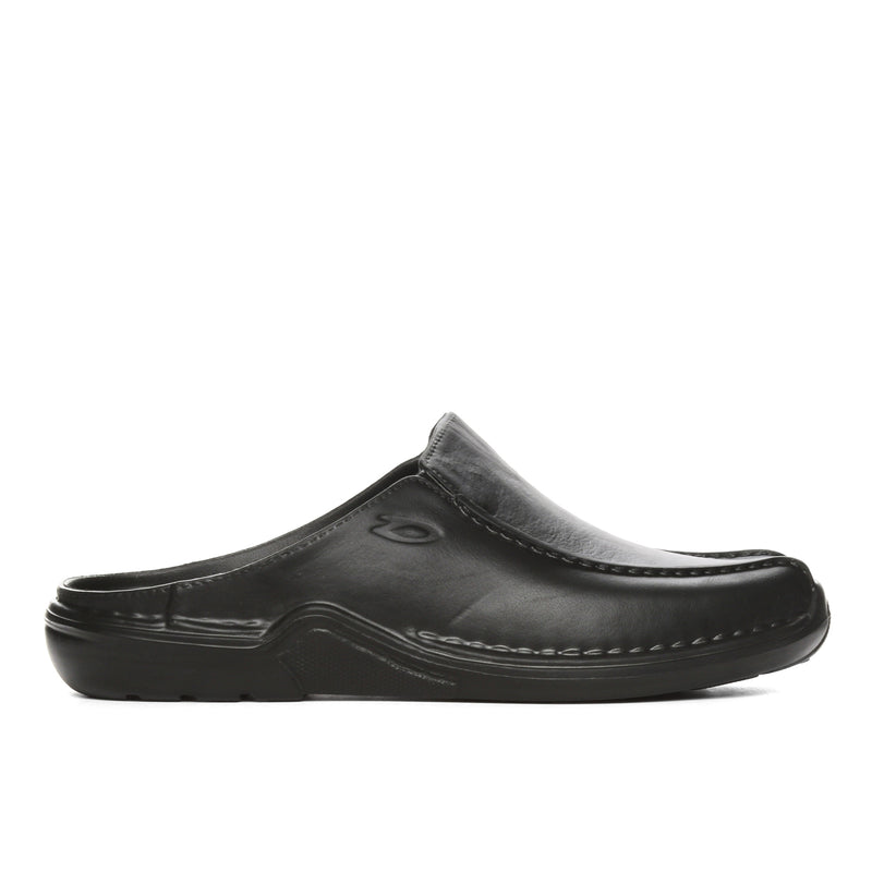 DURALITE ENZO MULES BLK 5 DURALITE ENZO SLIP ON MOLDED SHOES