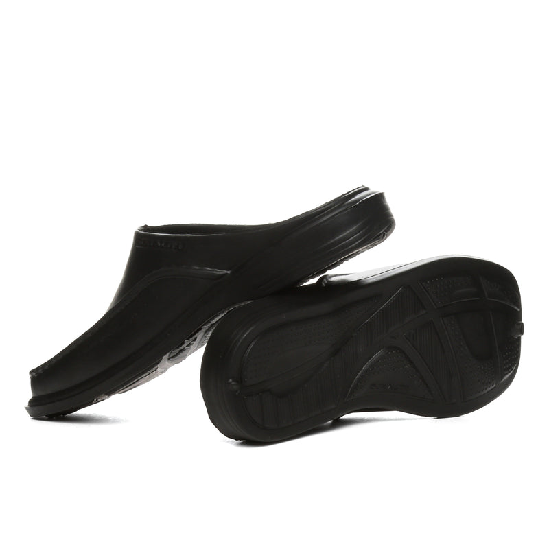 DURALITE MULES BLK 5 DURALITE MULES SLIP ON MOLDED SHOES