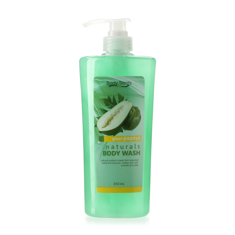 Body Treats Green Papaya Body Wash 850ml