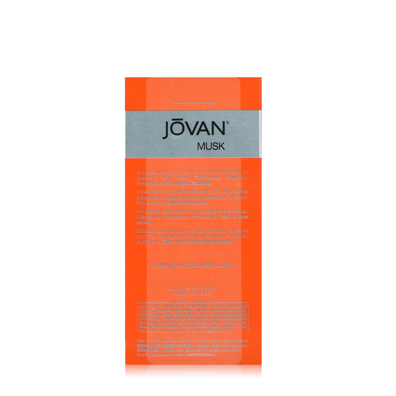 Jovan Musk Cologne Spray for Men 88 mL