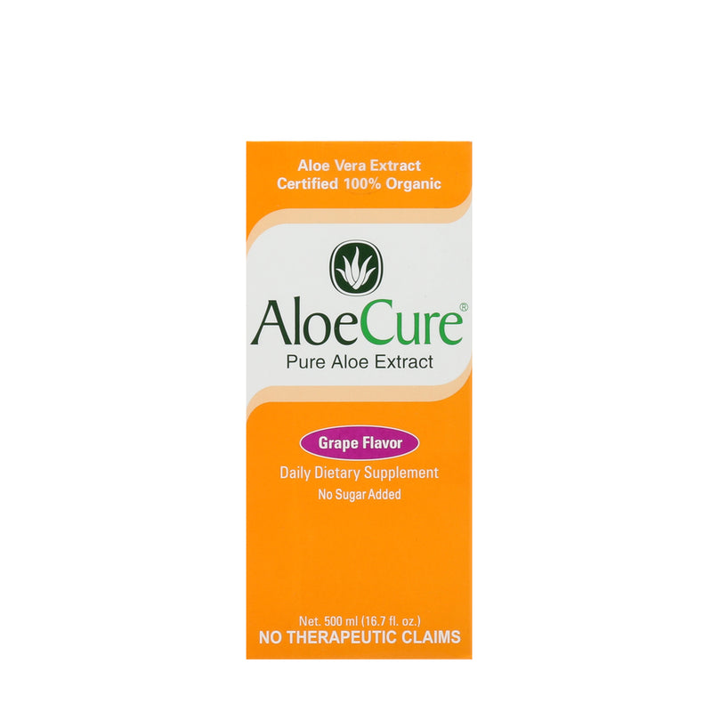 Aloe Cure Daily Dietary Supplement 500 mL (Grape Flavor)