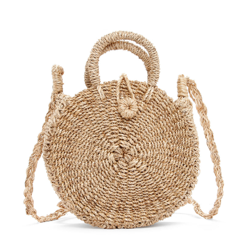 Tropiko by Kultura Ladies Medium Abaca Cross Body Bag in Natural