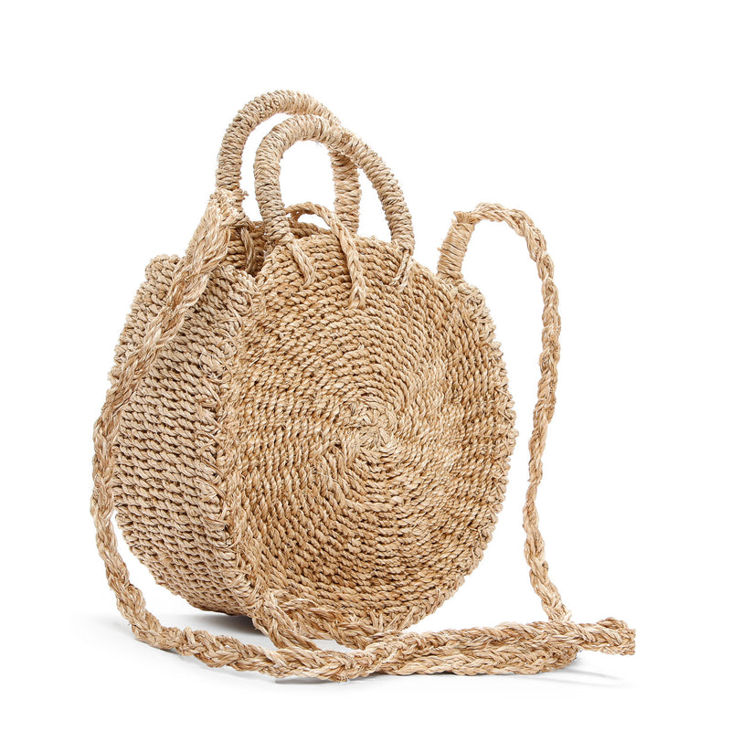 Tropiko by Kultura Ladies Medium Abaca Cross Body Bag in Natural