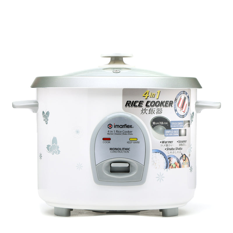 Imarflex IRC-18Q Rice Cooker with Steamer 1.8L