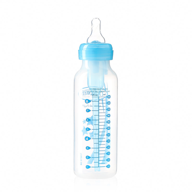 Dr. Browns 2-in-1 Narrow-Neck Transition Bottle Kit 250ml (Blue)