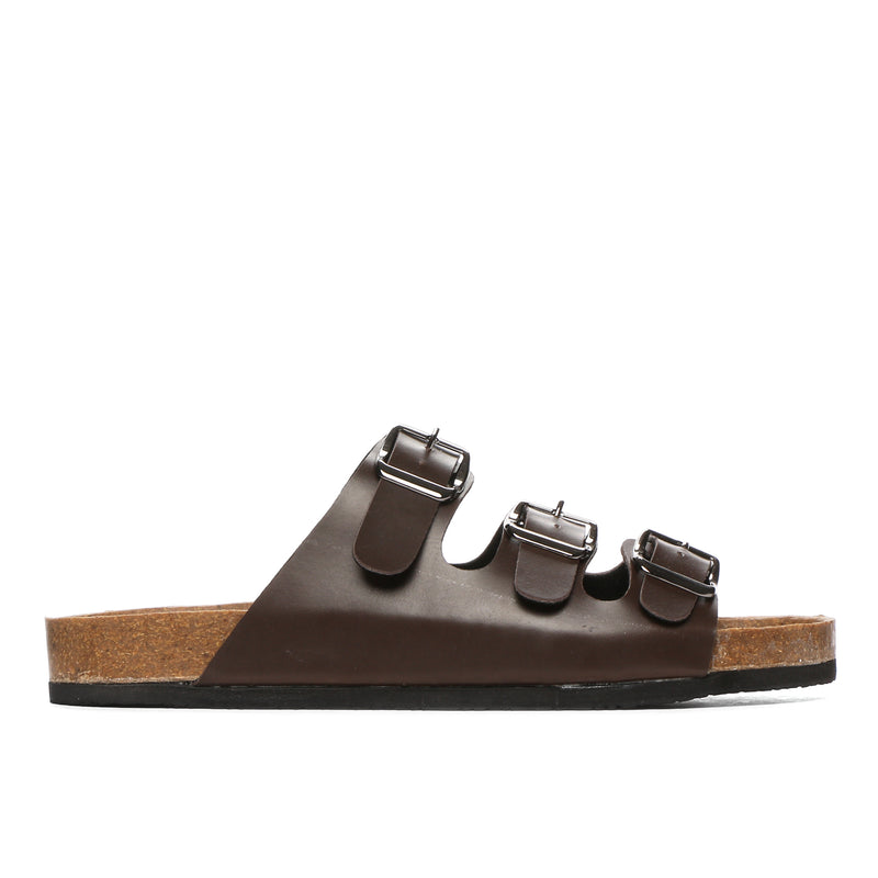 MIKOMILANO/BROWN/10/NODIM MILANOS MIKO2 3BAND W/BUCKLE SANDALS