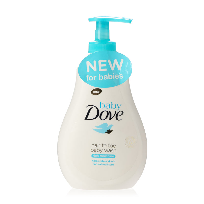 Baby Dove Rich Moisture Hair to Toe Wash 400ml