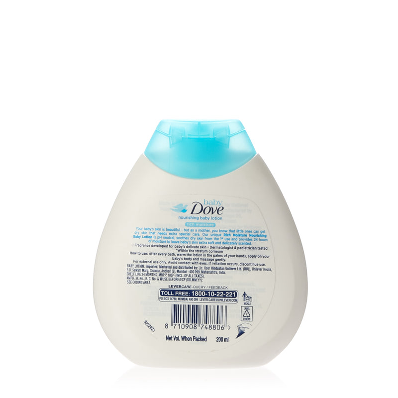 Baby Dove Rich Moisture Nourishing Baby Lotion 200ml