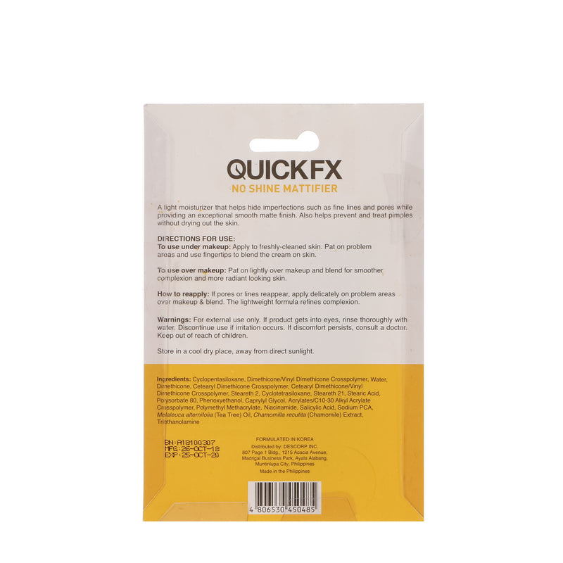 QuickFX No Shine Mattifier 30g