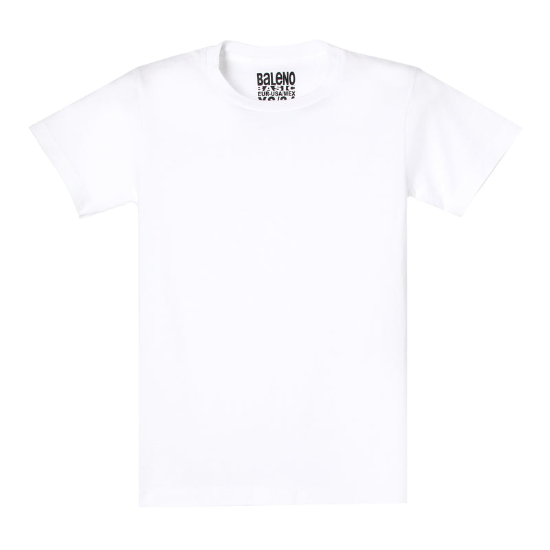 BALENO BASIC ROUNDNECK TEE WHITE S Baleno 11127269 Plain Roundneck Short Sleeved Tees White S