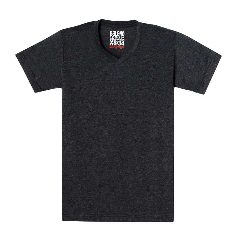 BALENO BASIC VNECK TEE D/A BLACK XS